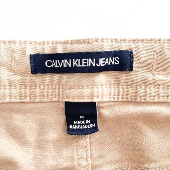 Calvin Klein Jeans Tan Cotton Blend Stretch Women's 10 5 Pockets - Picture 5 of 11